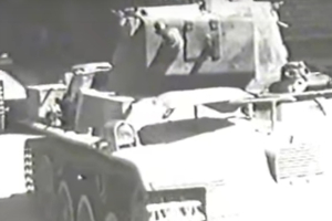 Magyar páncélosok a Délvidéken.