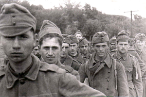 Fiatal magyar honvédek az orosz fronton.