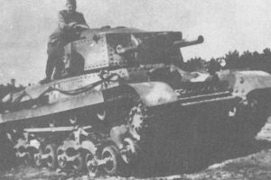M 41 Turán nehéz harckocsi rövid 75mm-es ágyúval.