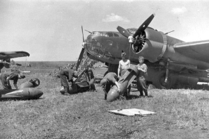 Caproni-135 típusú bombázó.