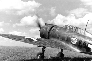 Héja típusú vadászrepülőgép.